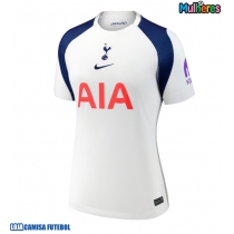 Camisa de Futebol Tottenham Hotspur Pedro Porro #23 Equipamento Principal Mulheres 2025-26 Manga Curta